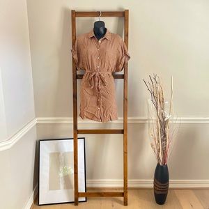 Flirty Flowy Woven Checkered Summer Dress